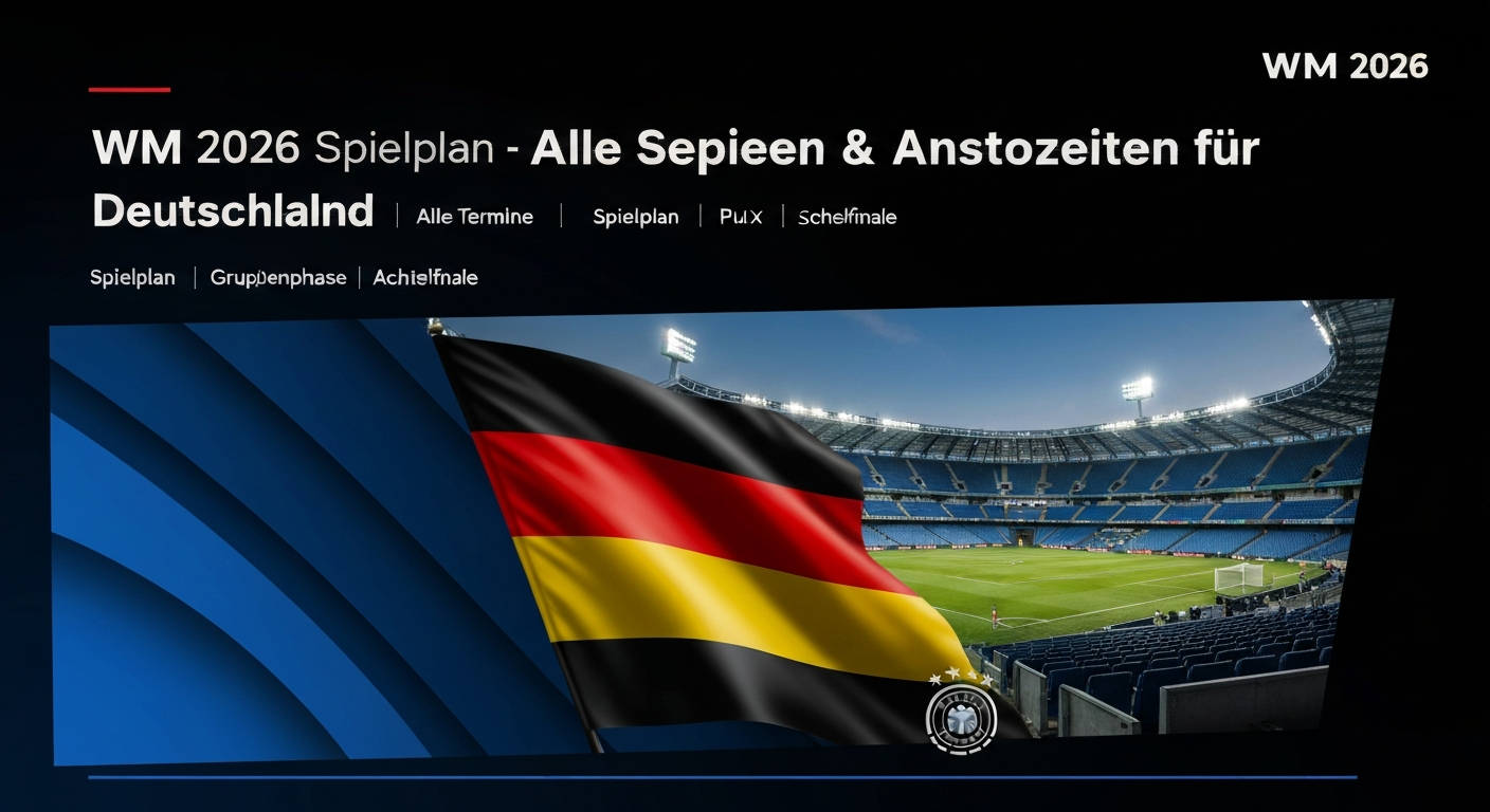WM 2026 Spielplan: Alle Spiele, Termine & Deutschland-Daten