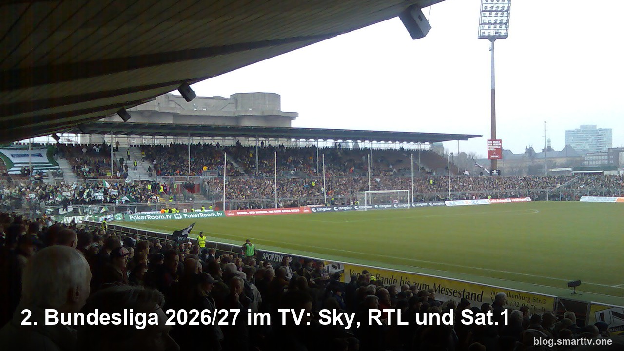 2. Bundesliga 2026/27 im TV: Sky, RTL und Sat.1