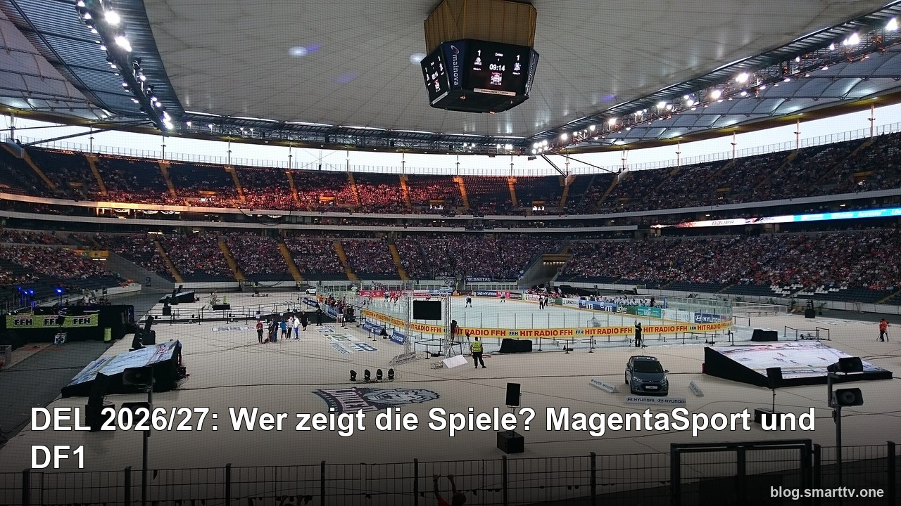 DEL 2026/27: Wer zeigt die Spiele? MagentaSport und DF1