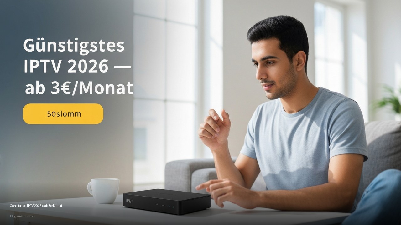 Günstigstes IPTV 2026 — ab 3€/Monat