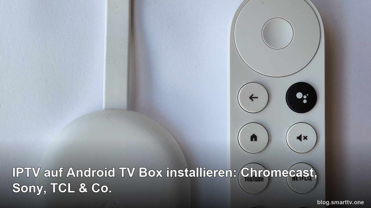 IPTV auf Android TV Box installieren: Chromecast, Sony, TCL & Co.