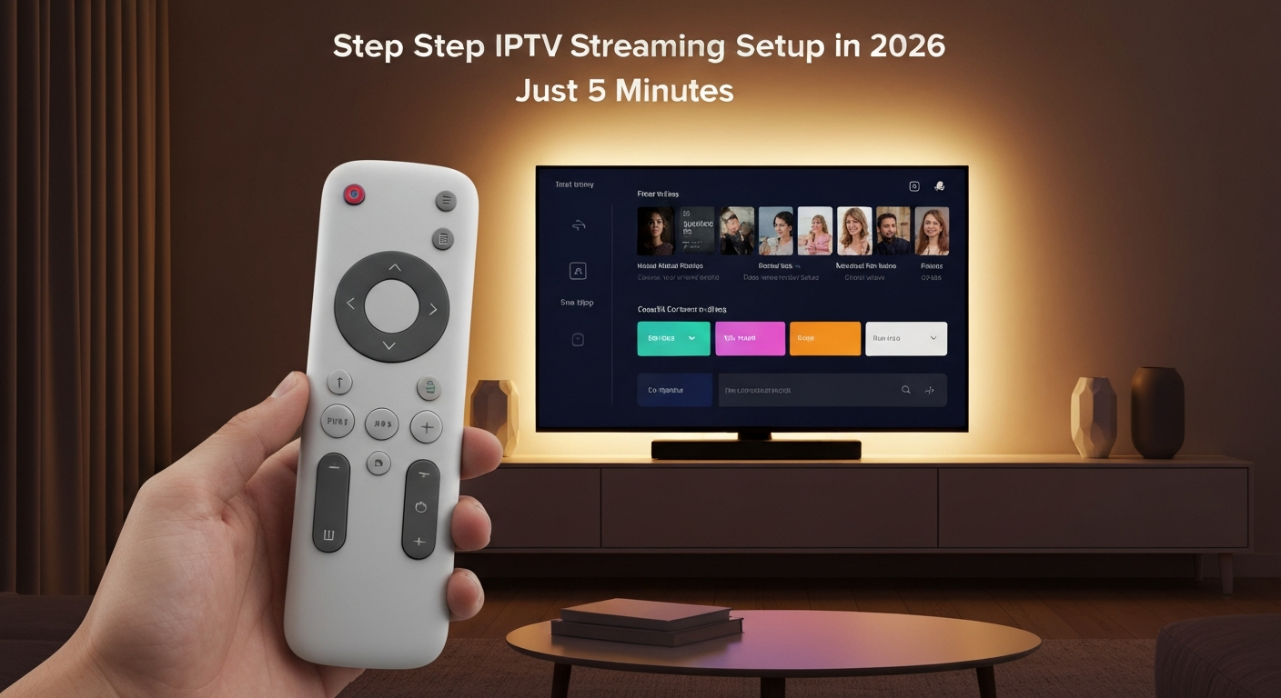 IPTV einrichten 2026: Schritt-für-Schritt in 5 Minuten