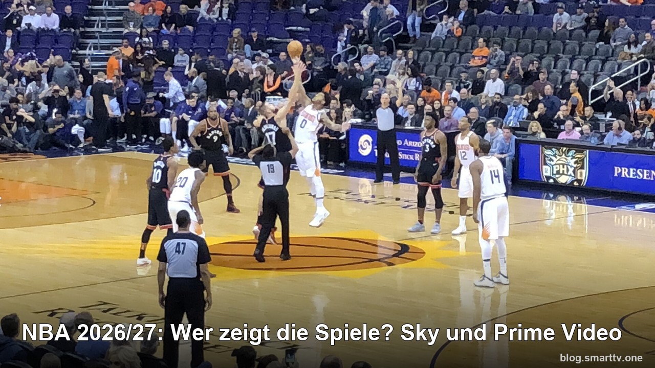 NBA 2026/27: Wer zeigt die Spiele? Sky und Prime Video