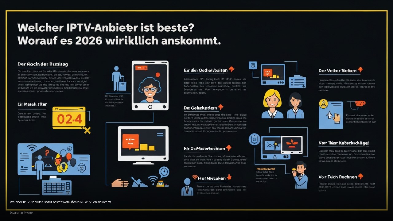 Welcher IPTV-Anbieter ist der beste? Worauf es 2026 wirklich ankommt